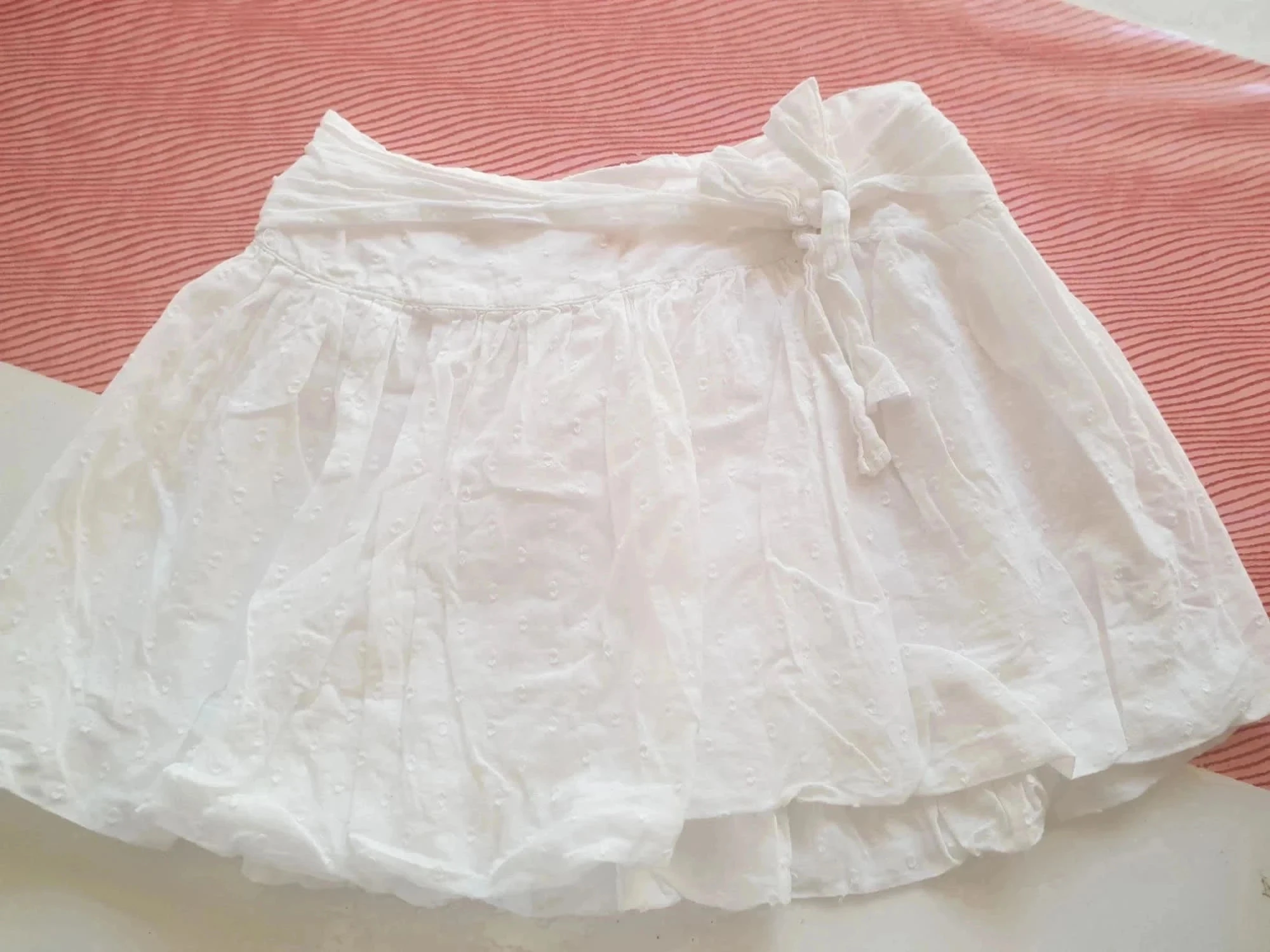 Jupe bouffante blanche 6ans